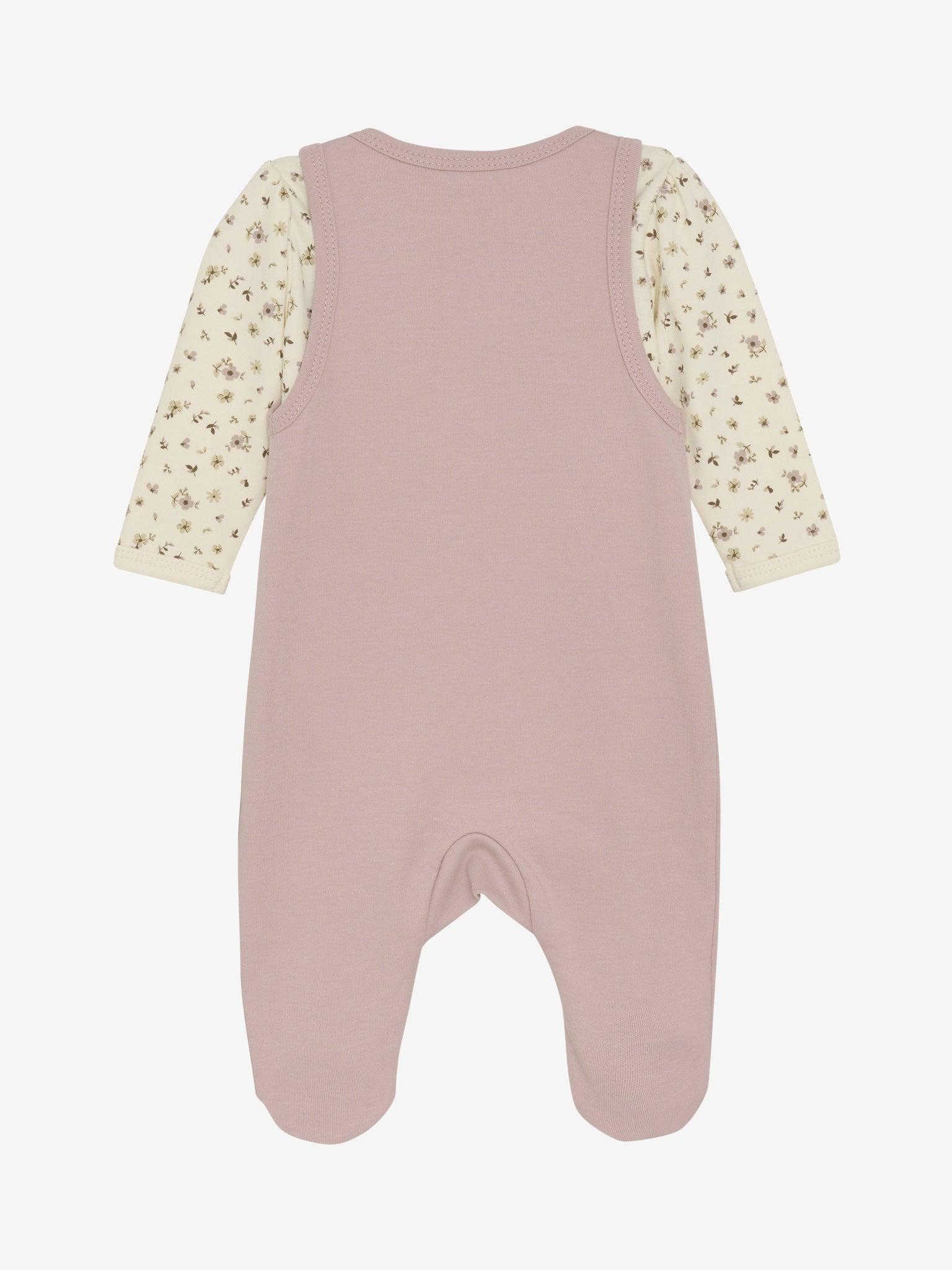 Fixoni Strampler Set mit einem langarm Body - Shadow Gray