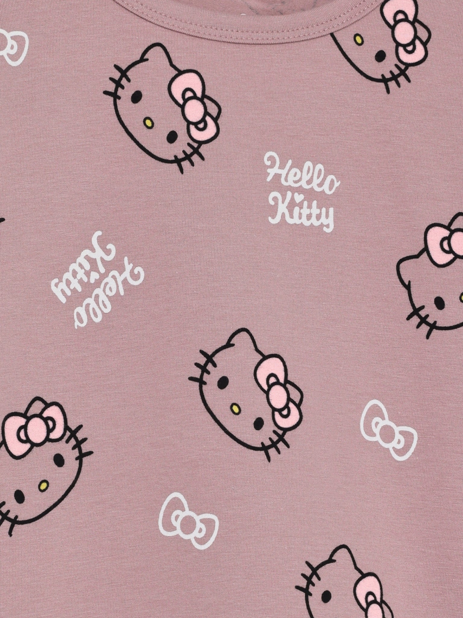 Minymo "T-Shirt langarm" mit Hello Kitty - Altrosa