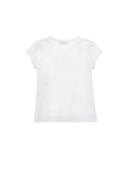Bild in Galerie-Betrachter laden, Monnalisa T-shirt mit Blumenkette - Bianco Weiss
