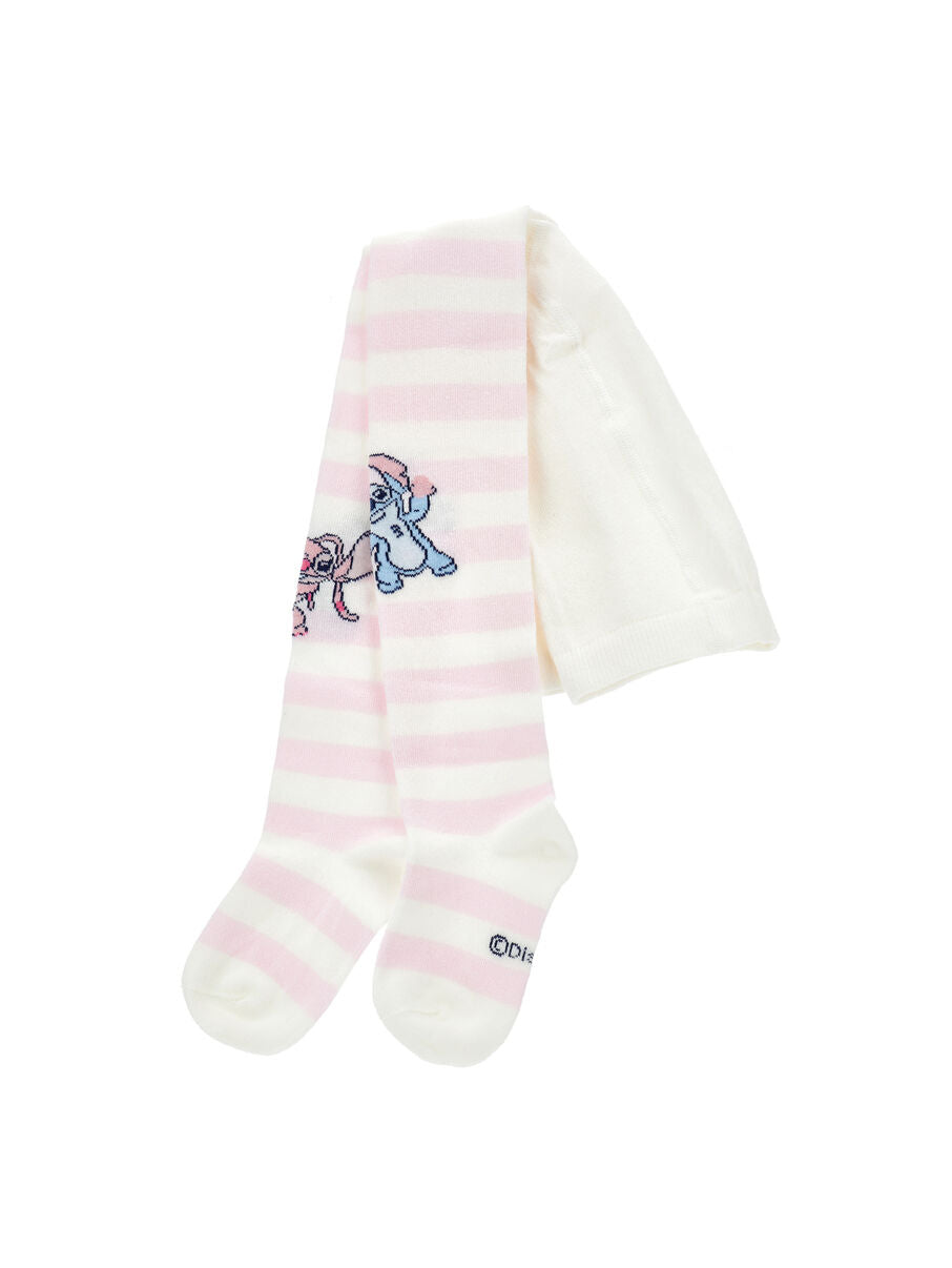 Monnalisa "Stitch Disney gestreifte Strumpfhose"