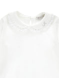 Bild in Galerie-Betrachter laden, Monnalisa "Langarmshirt" mit Strasssteinen - Bianco
