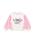 Bild in Galerie-Betrachter laden, Monnalisa "Stitch & Angel Sweatshirt" -  Rosa
