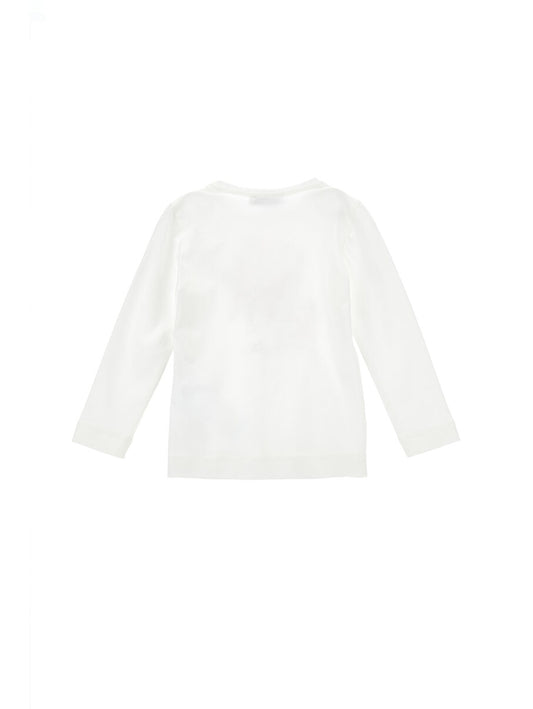 Monnalisa "Langarmshirt" mit Blumenstrauß und Schleife -