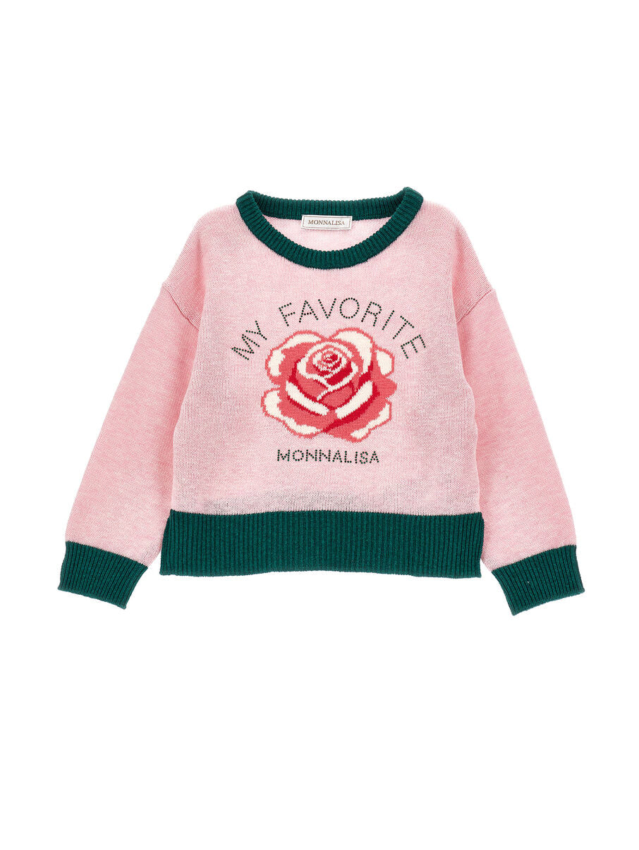 Monnalisa "Pullover" mit Rose