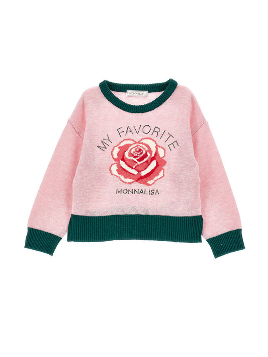 Monnalisa "Pullover" mit Rose