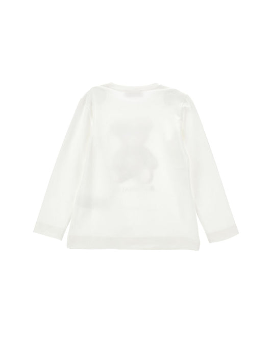 Monnalisa "Langarmshirt" mit Teddybär und Strass