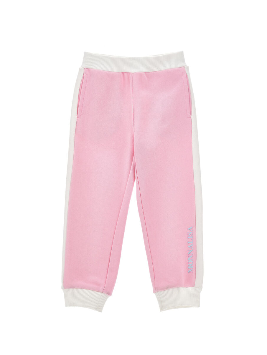 Monnalisa "Jogger mit Streifen und Logo"