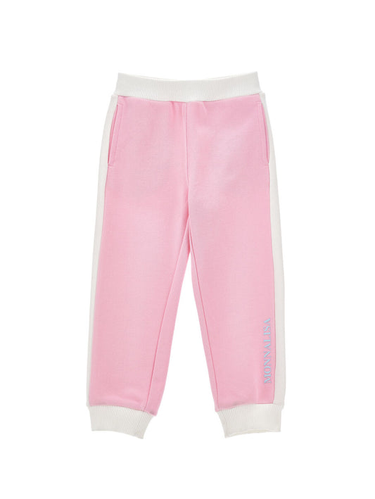 Monnalisa "Jogger mit Streifen und Logo"