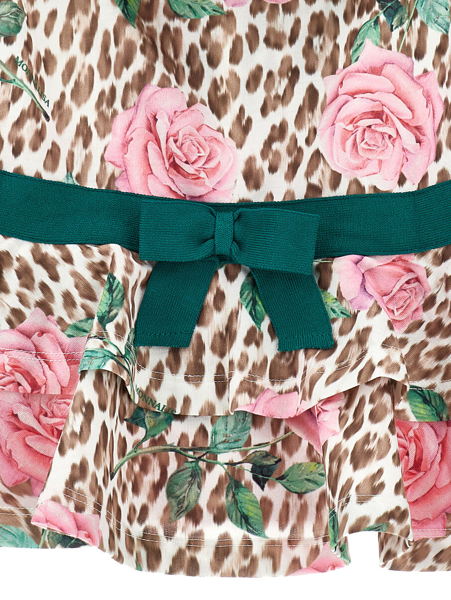 Monnalisa "Jacke" mit Rosen , Volant und Schleife