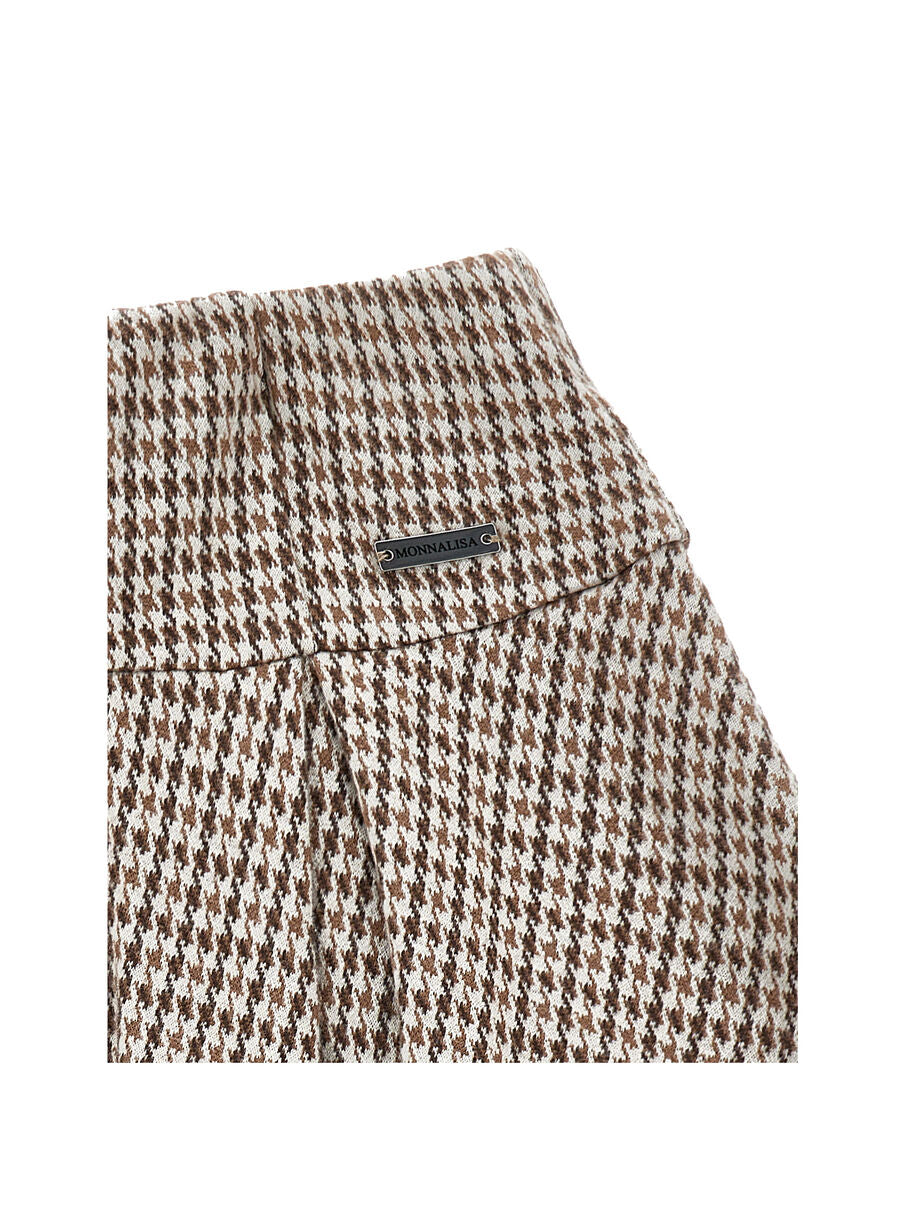 Monnalisa "Rock mit Hahnentrittmuster"