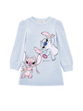 Bild in Galerie-Betrachter laden, Monnalisa "Stitch Sweatkleid" Blau
