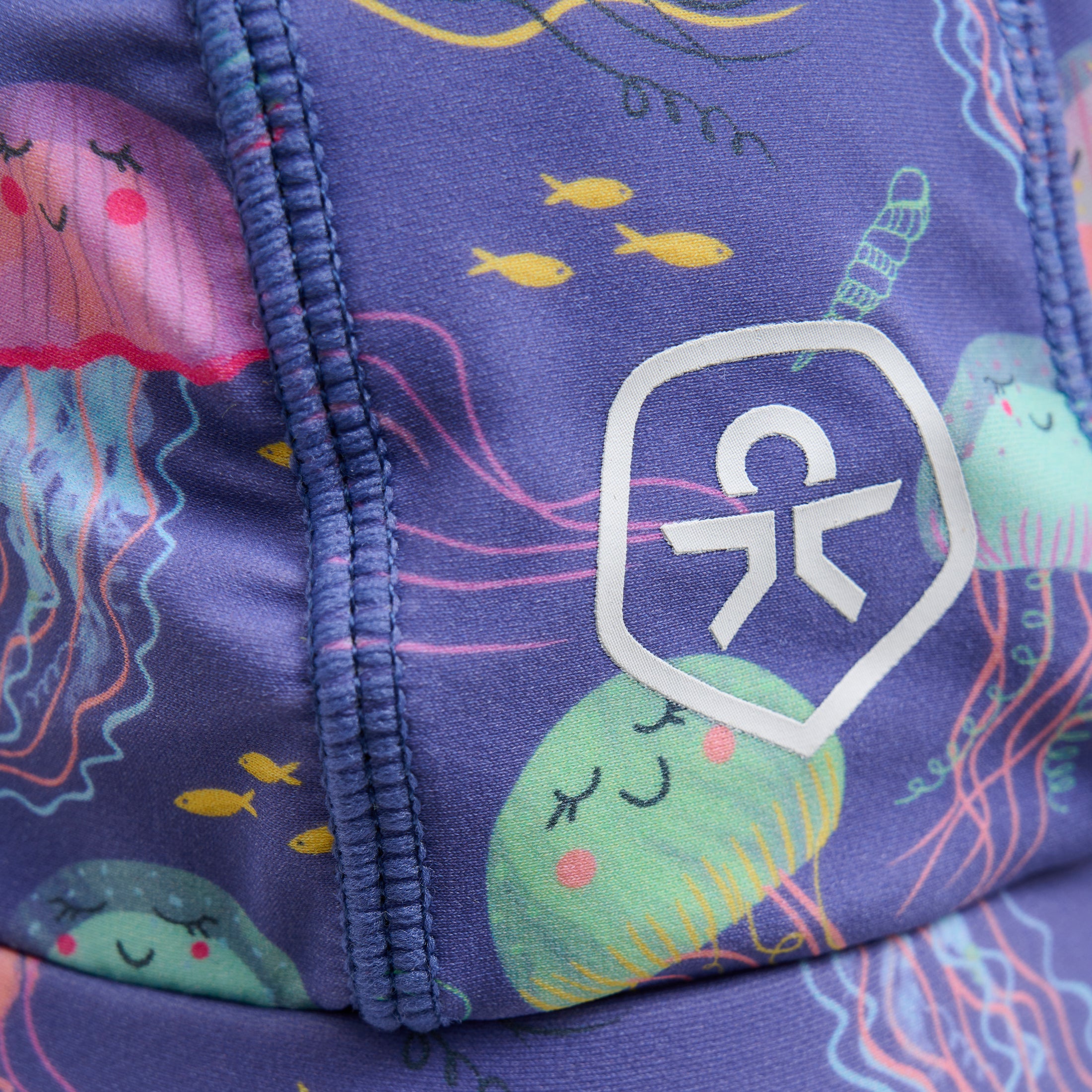 Color Kids UV Mütze mit Nackenschutz - Lila