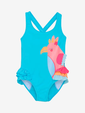 Color Kids "Badeanzug" mit Applikation-River Blue