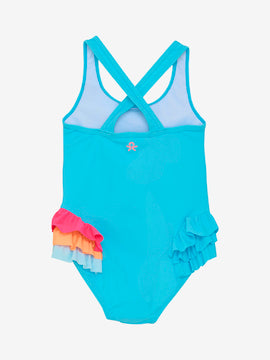 Color Kids "Badeanzug" mit Applikation-River Blue