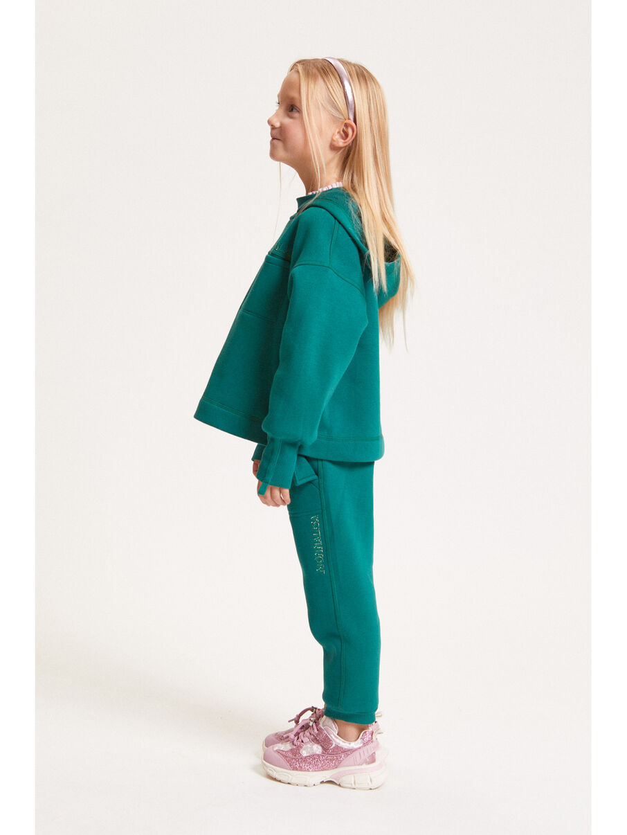 Monnalisa "Sweatshirt" mit Kapuze Grün