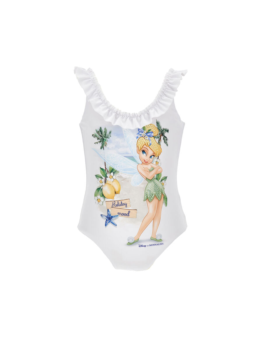 Monnalisa Tinker Bell Badeanzug - Weiß