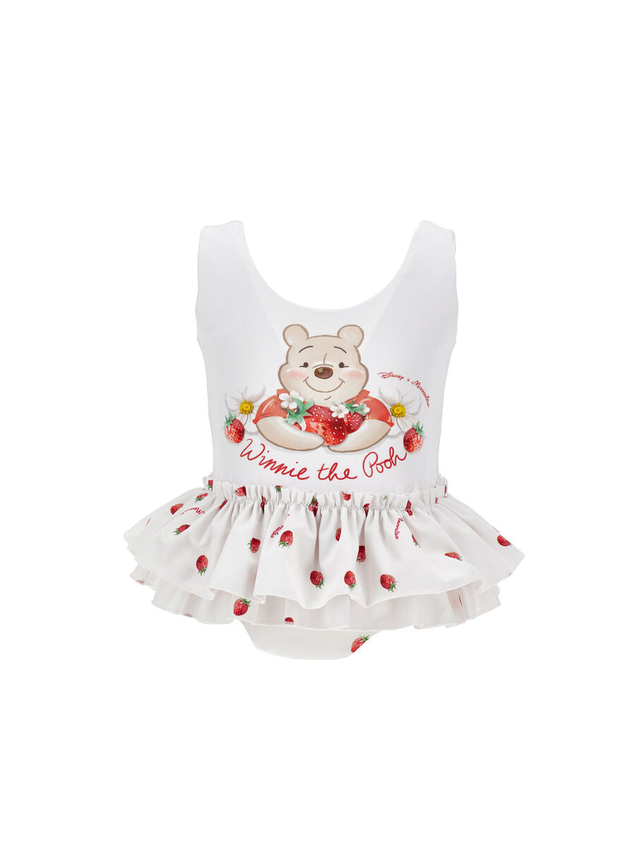 Monnalisa Winnie Puuh Badeanzug - Weiß