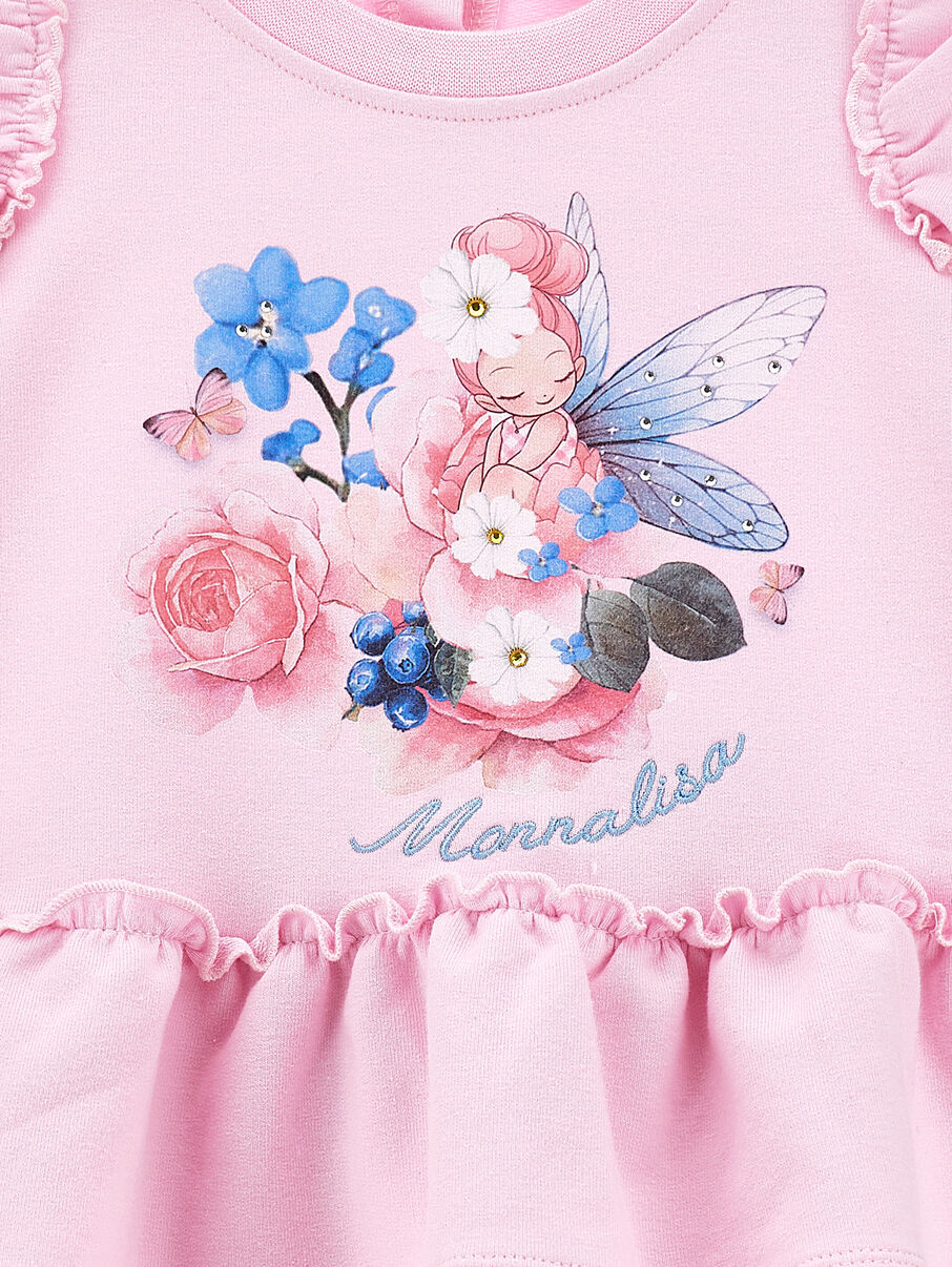 Monnalisa Feen-Sweatshirtkleid