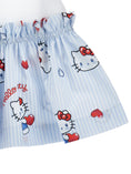 Bild in Galerie-Betrachter laden, Monnalisa Kleid mit Rüsche - Hello Kitty
