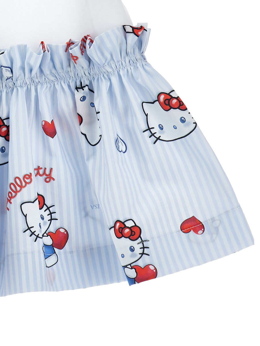 Monnalisa Kleid mit Rüsche - Hello Kitty