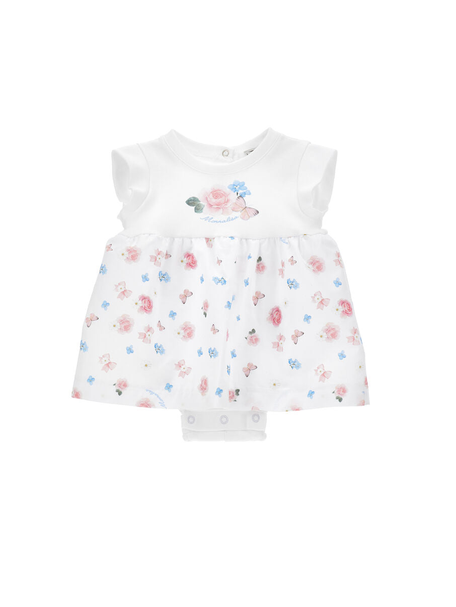 Monnalisa Blumen-Bodykleid