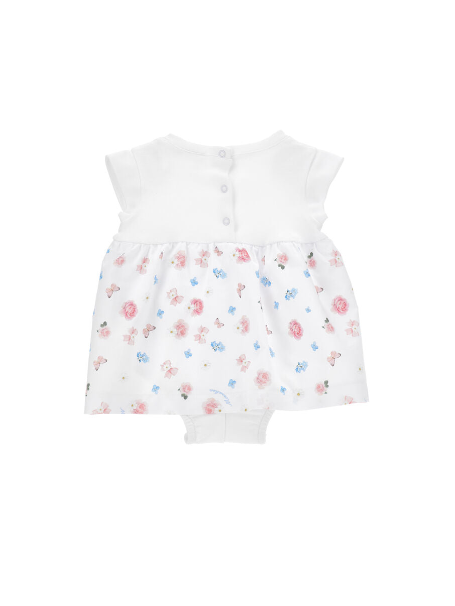 Monnalisa Blumen-Bodykleid