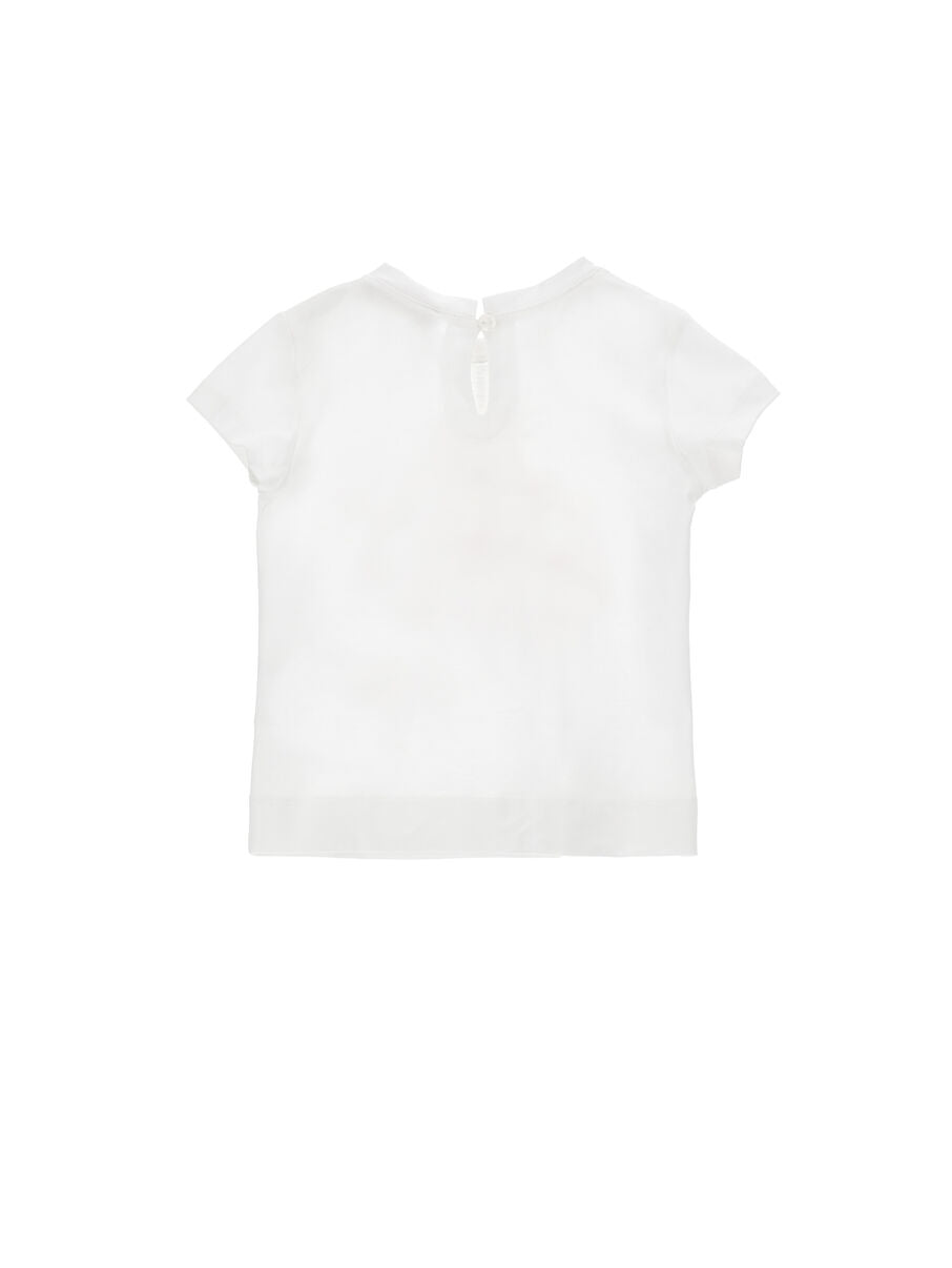 Monnalisa T-Shirt Winnie Pooh - Weiß