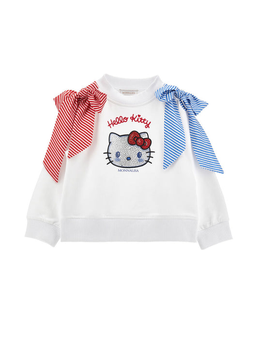 Monnalisa Hello Kitty Sweatshirt mit Schleifen