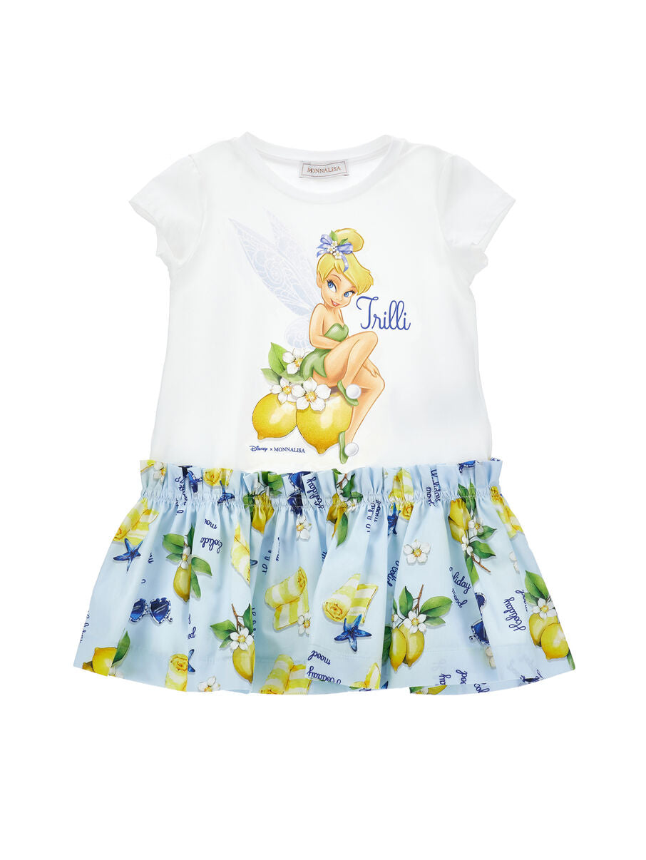 Monnalisa Tinker Bell Kleid - Blau