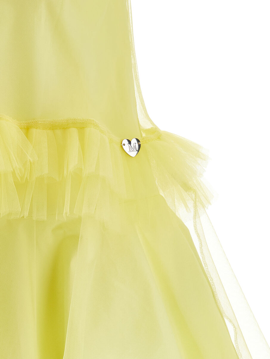 Monnalisa Tüllkleid - Gelb