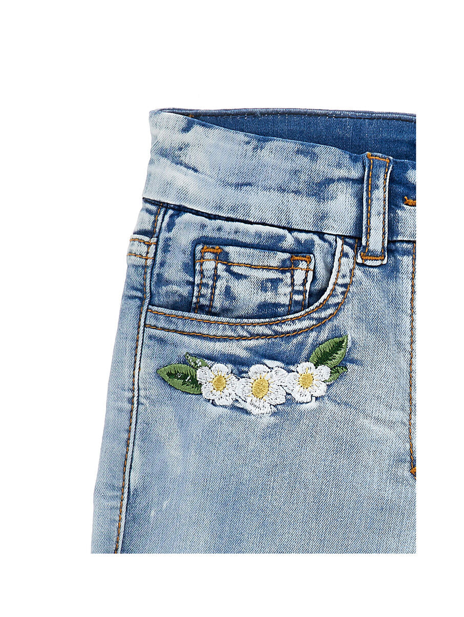 Monnalisa Jeans Shorts Tinkerbell