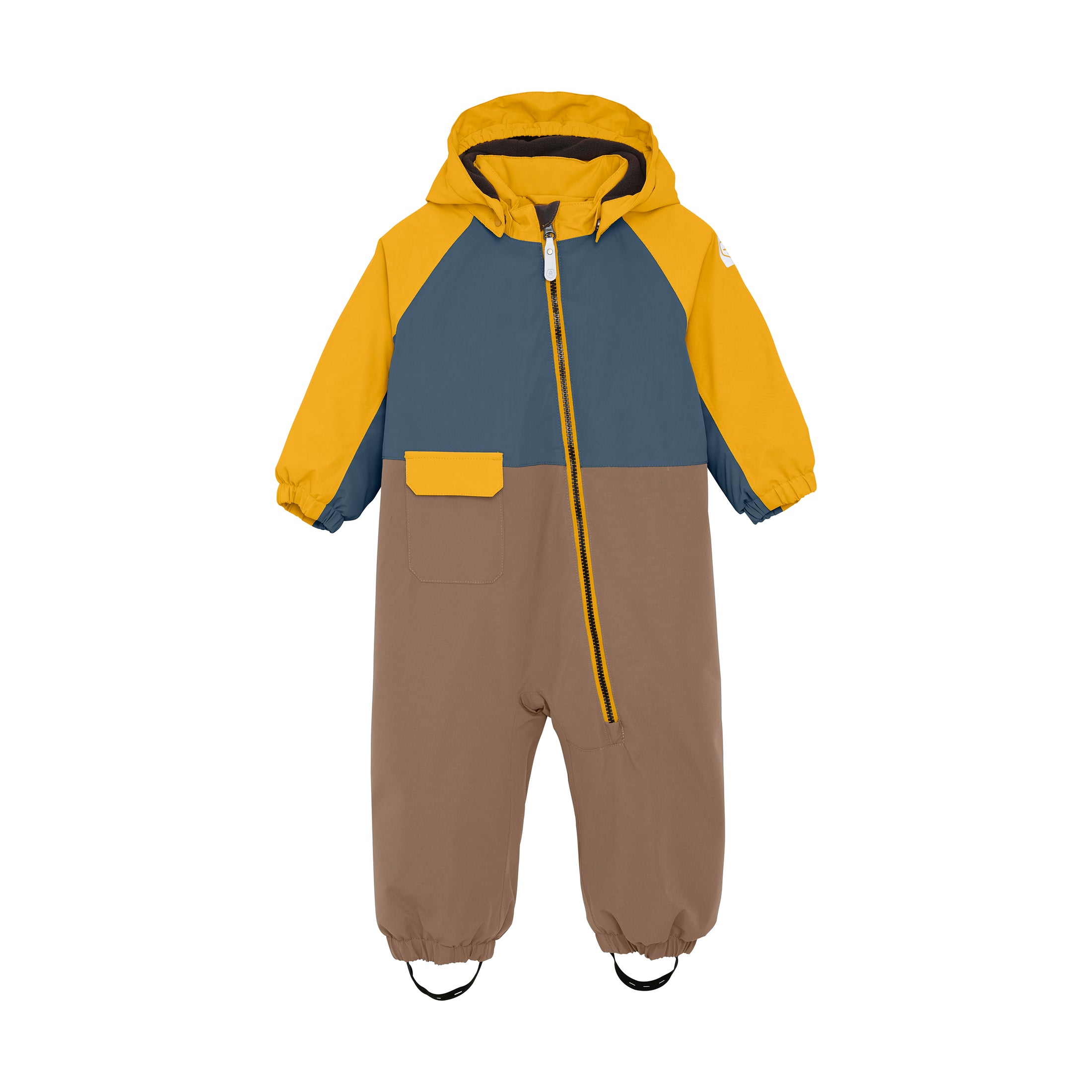 Color Kids "Schneeanzug Colorblock" - Saffron