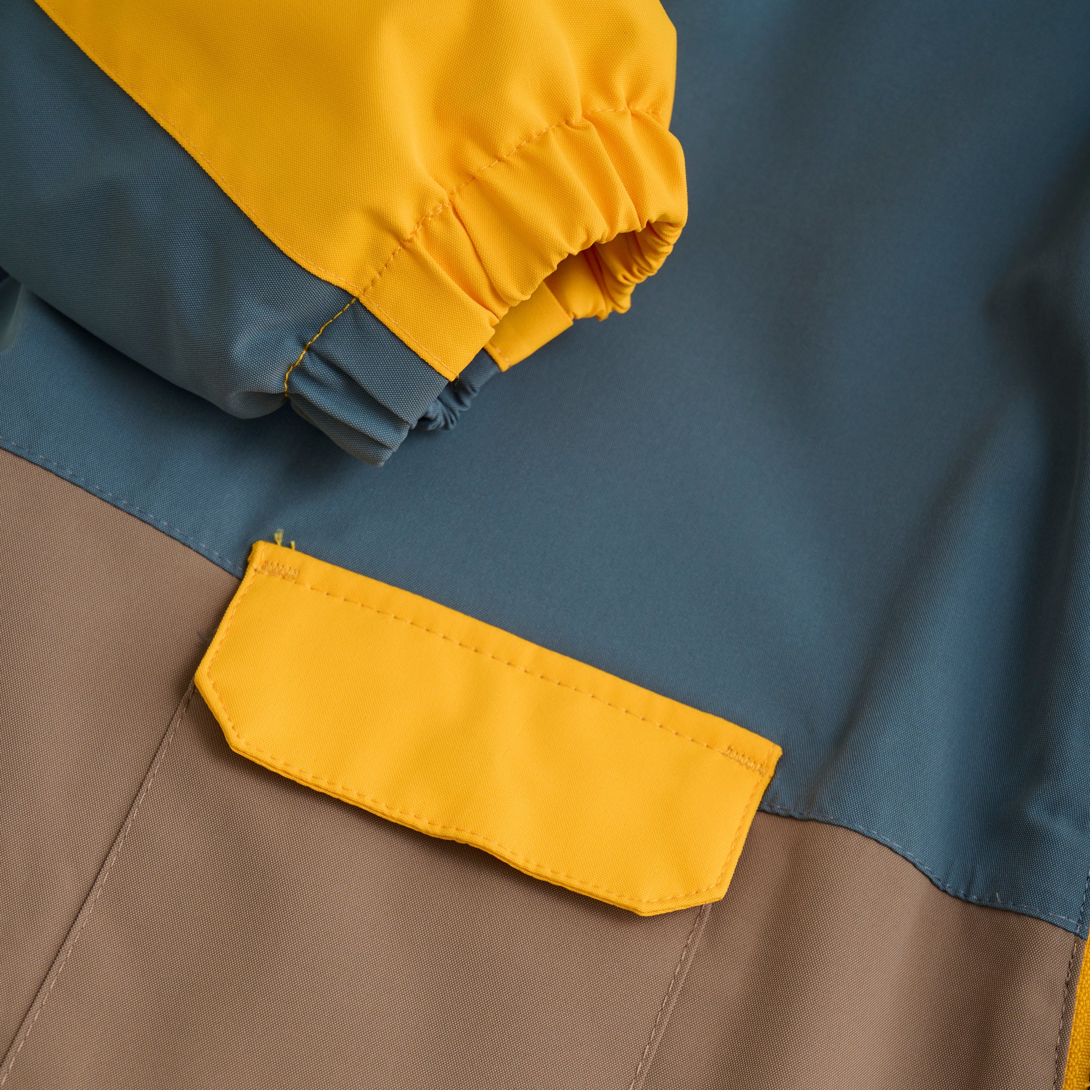 Color Kids "Schneeanzug Colorblock" - Saffron