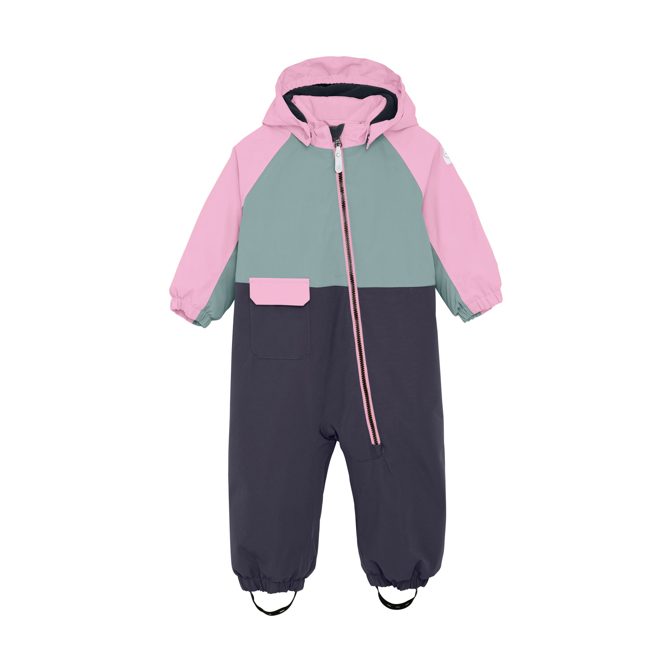 Color Kids "Schneeanzug Colorblock" - Bonbon