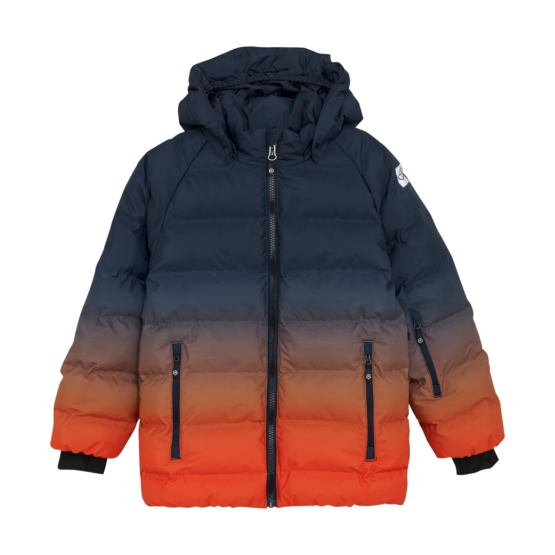 Color Kids "Ski-Jacke Quilt & Gradient" - Tangerine Tango