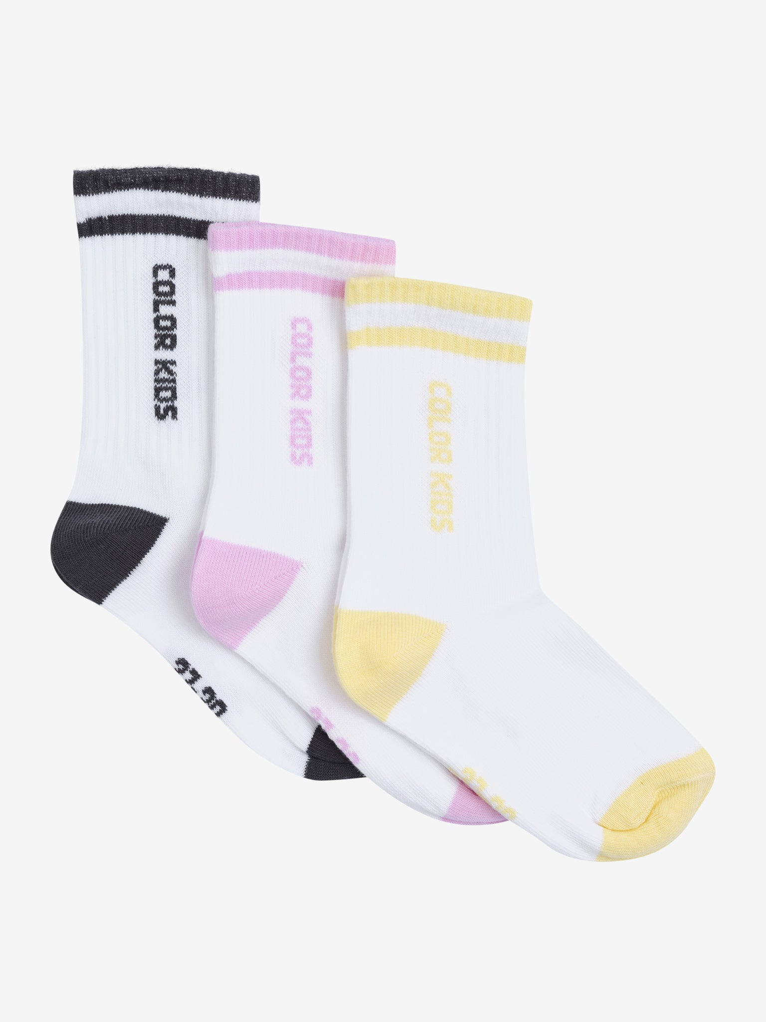 Color Kids Tennisscken 3er Pack - Begonia Pink