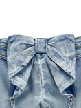 Bild in Galerie-Betrachter laden, Monnalisa Jeans mit Schleife - Denim
