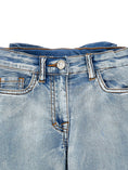 Bild in Galerie-Betrachter laden, Monnalisa Jeans mit Schleife - Denim
