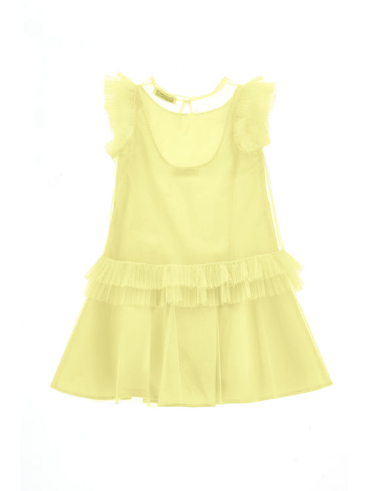 Monnalisa Tüllkleid - Gelb