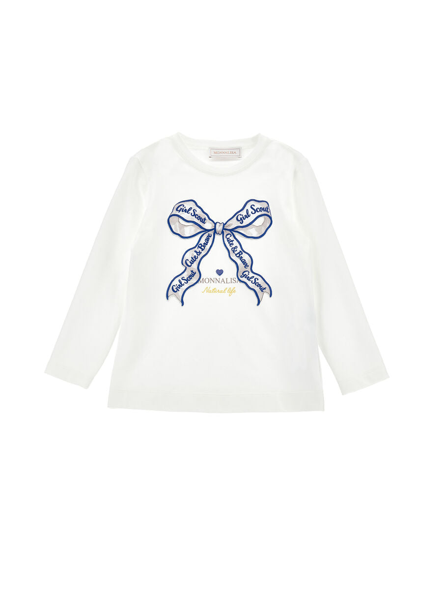 Monnalisa Girl Scout Ribbon T-Shirt