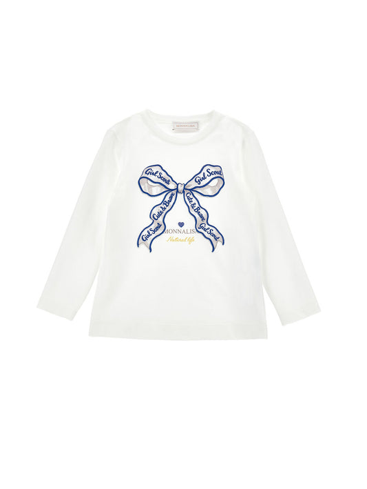 Monnalisa Girl Scout Ribbon T-Shirt