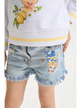 Bild in Galerie-Betrachter laden, Monnalisa Jeans Shorts Tinkerbell
