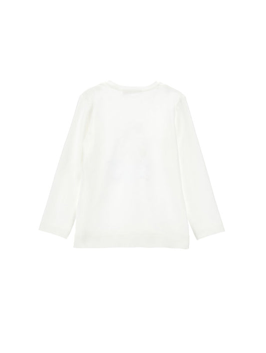 Monnalisa Pailletten-Teddybär-T-Shirt