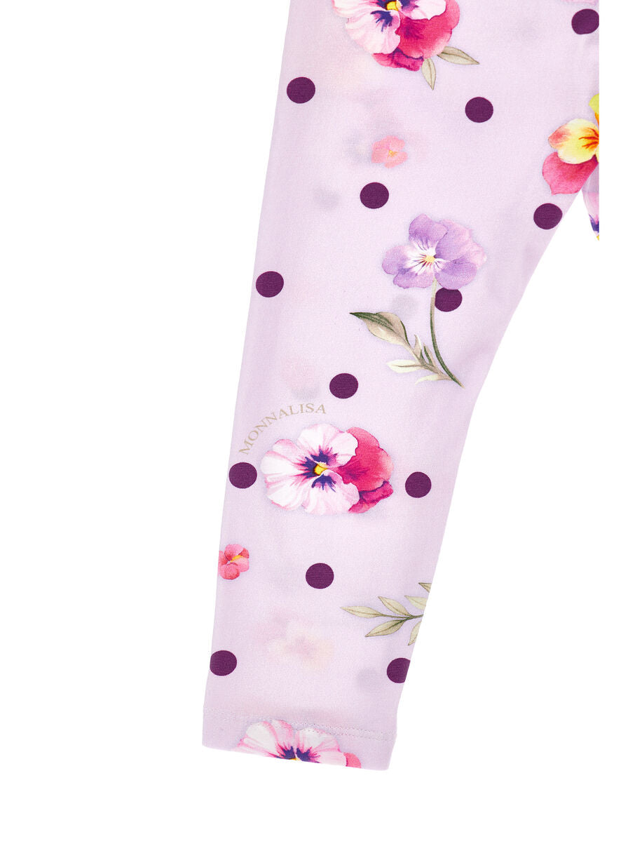 Monnalisa Blumenleggings
