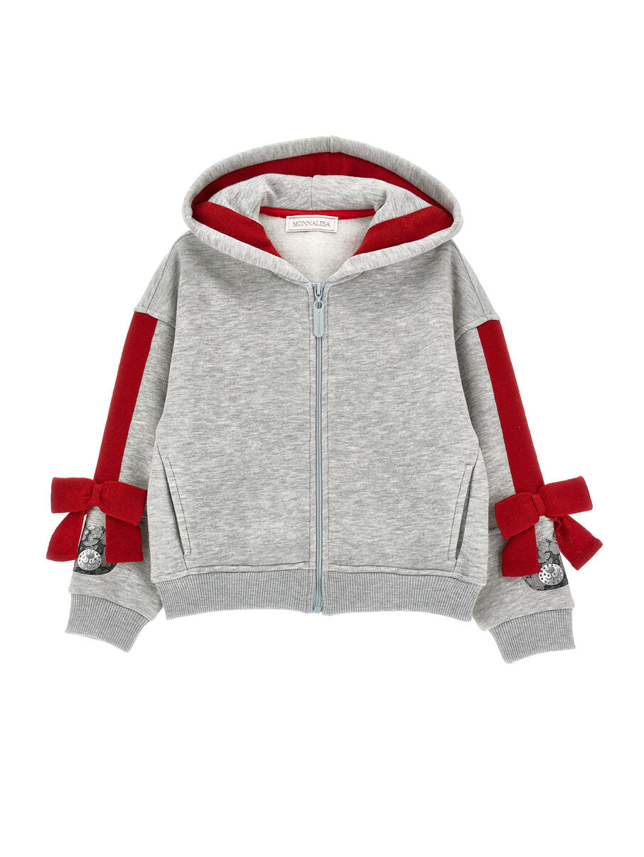 Monnalisa Kapuzenjacke mit Schleifen