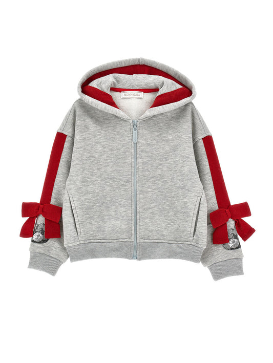 Monnalisa Kapuzenjacke mit Schleifen