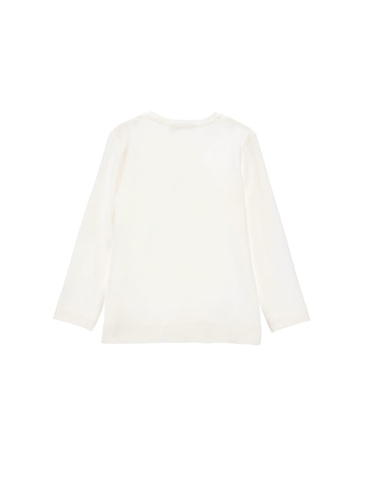 Monnalisa Strassblumen-T-Shirt