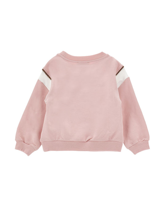 Monnalisa Jessie Strass Floral Sweatshirt