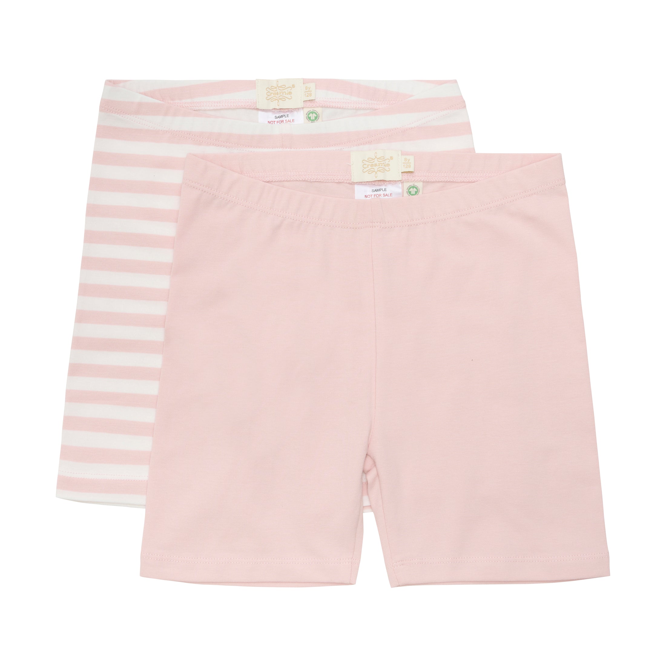 Creamie "Radler Leggings" Doppelpack - uni & gestreift - Lotus