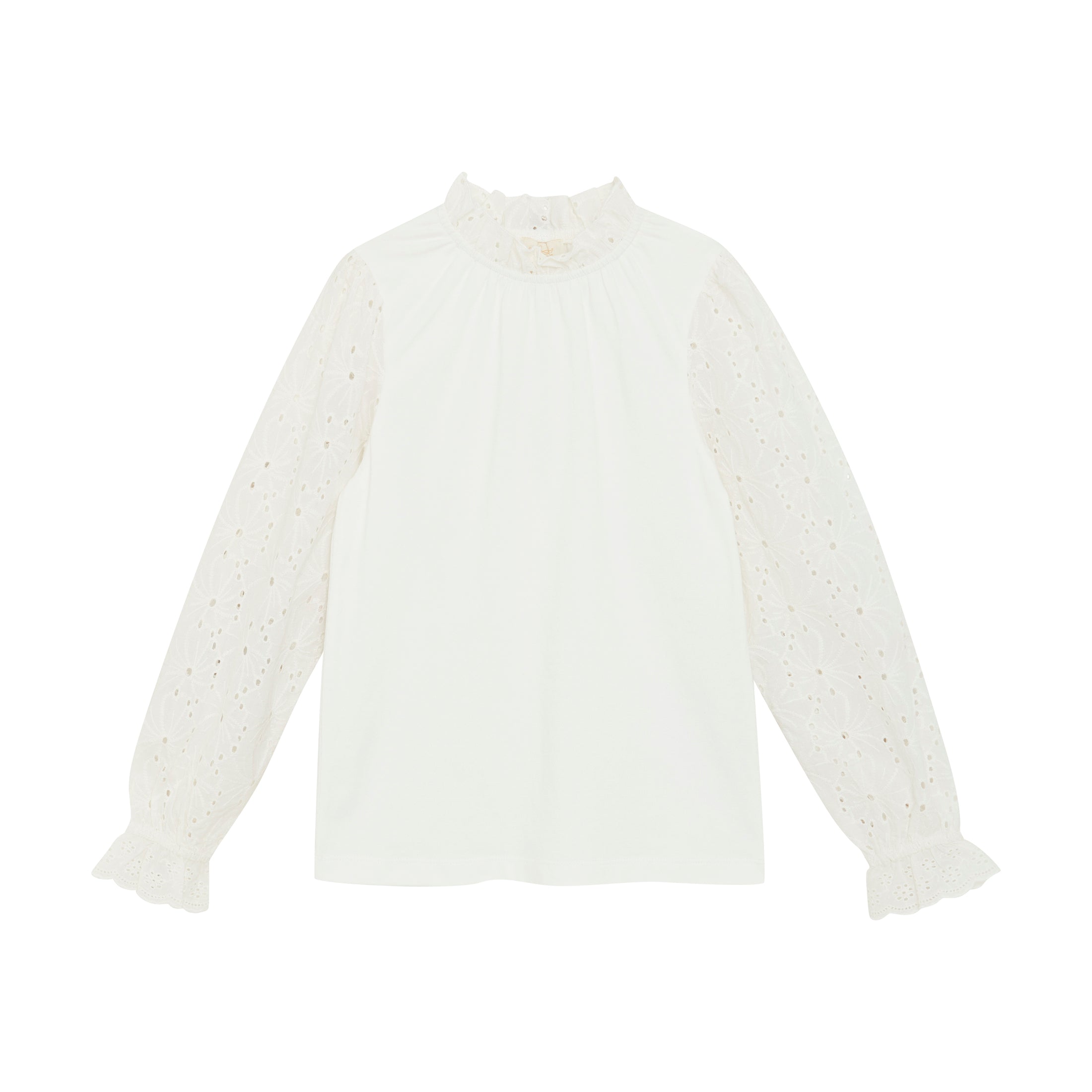 Creamie "Tunika mit Lochstickerei" - Cloud